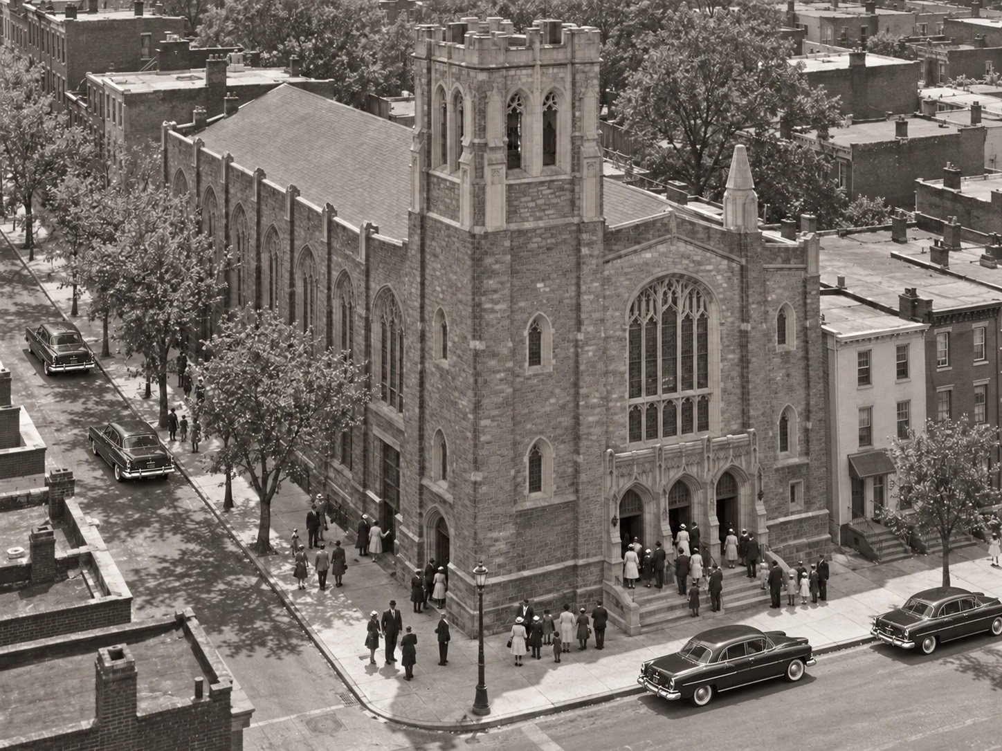 What Big Wesley may have looked like at 15th and Lombard in the 1950s